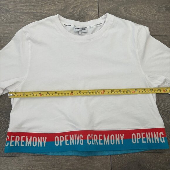 Opening Ceremony Graphic Print Crew Neck Crop Top - Picture 12 of 12